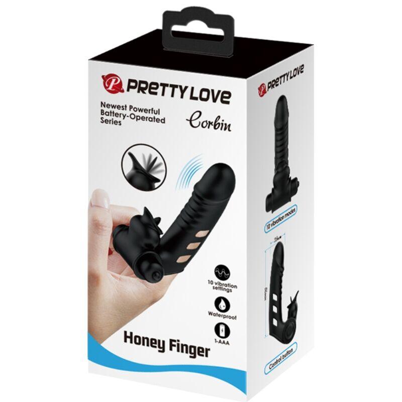 Pretty Love - Corbin Black Vibrator Finger Cover