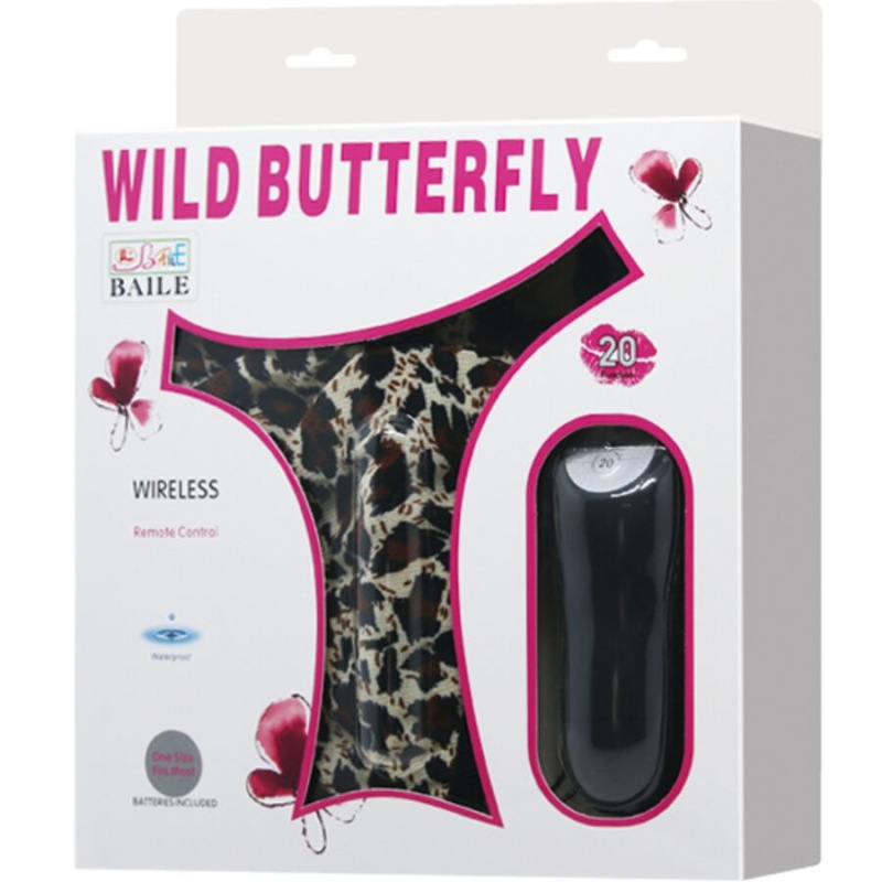 Baile - thong with vibrating bullet and remote control black 7