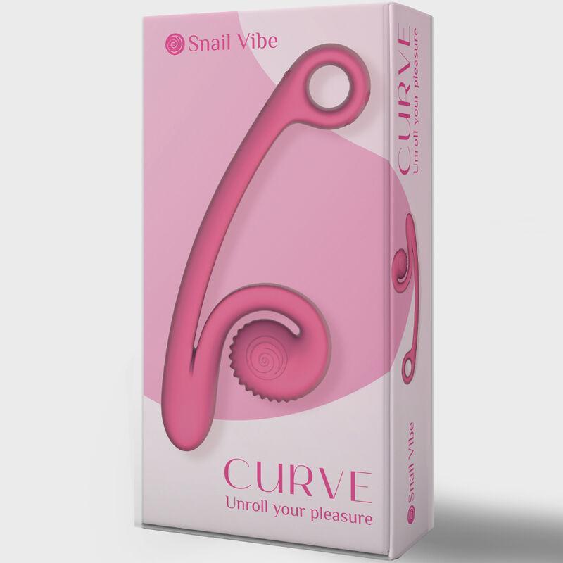 Snail Vibe Curve Vibrator Pink 3