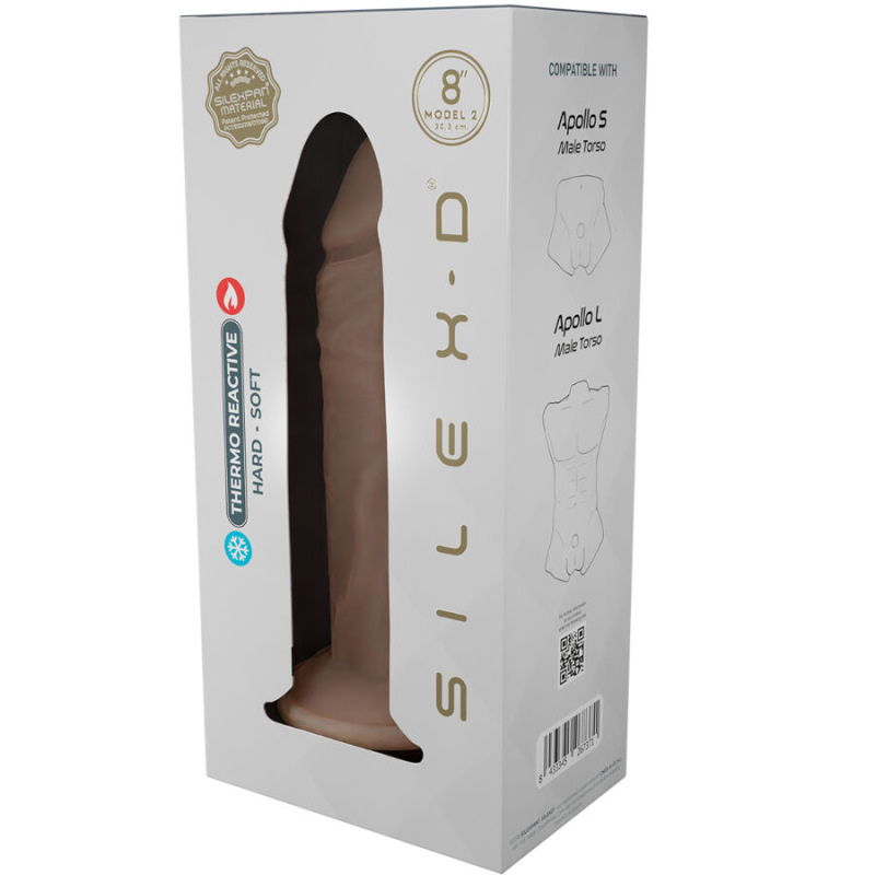 Silexd - realistic penis model 8 liquid silicone 20.6 cm 5