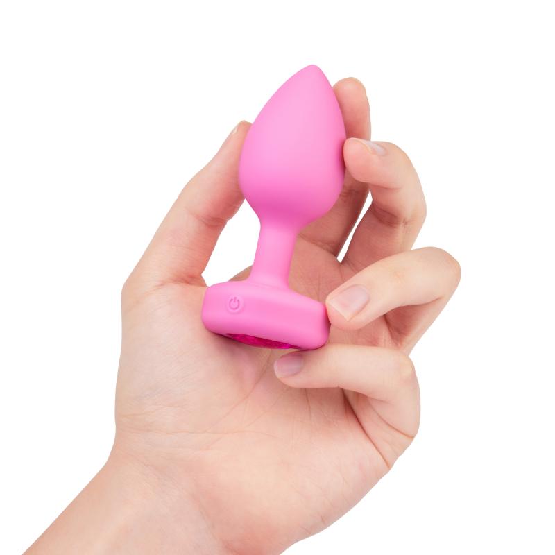 B-Vibe - Vibrating Heart Plug S/M Pink 13