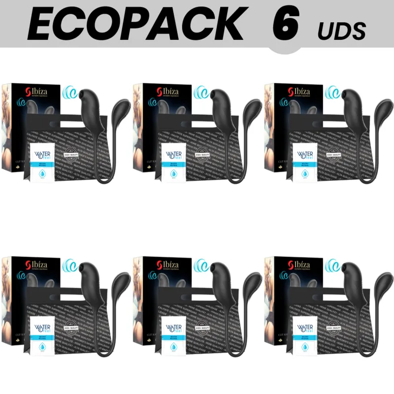 Ecopack 6 Units - Ibiza Clit Sucker Stimulator And Vibrator