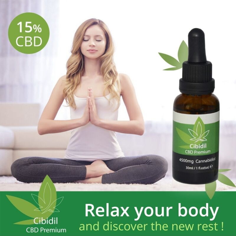500 cosmetics - cibidil relaxing cbd oil 15 % 30 ml 3