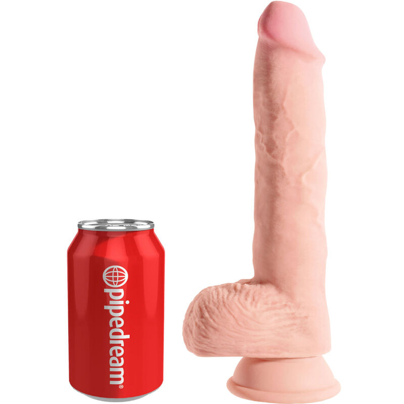King cock - realistic penis with balls 19.4 cm light 5