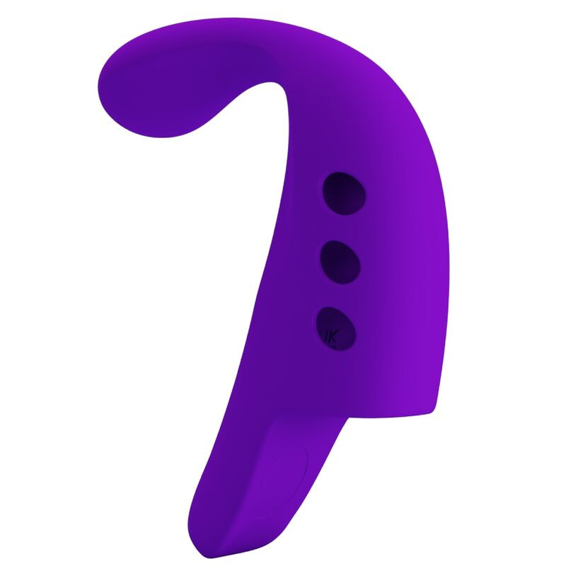 Pretty love - gorgon purple rechargeable finger vibrator 3