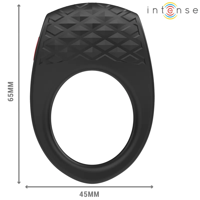 Intense - clover vibrator penis ring 10 vibrations black 4