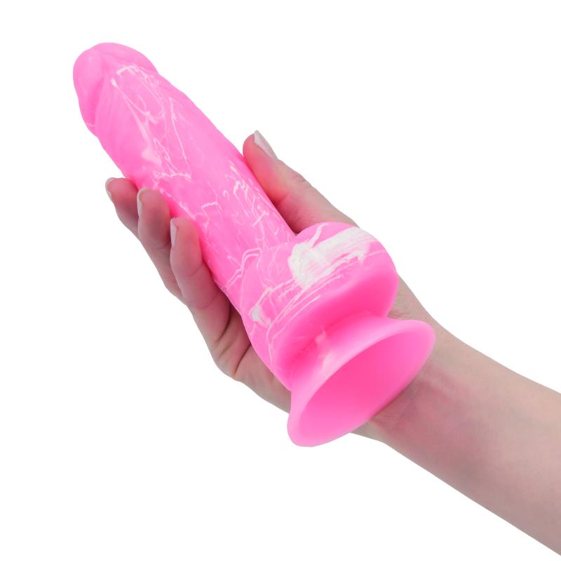 Addiction - Brandon 7.5 Inch Pink Glow In The Dark 2
