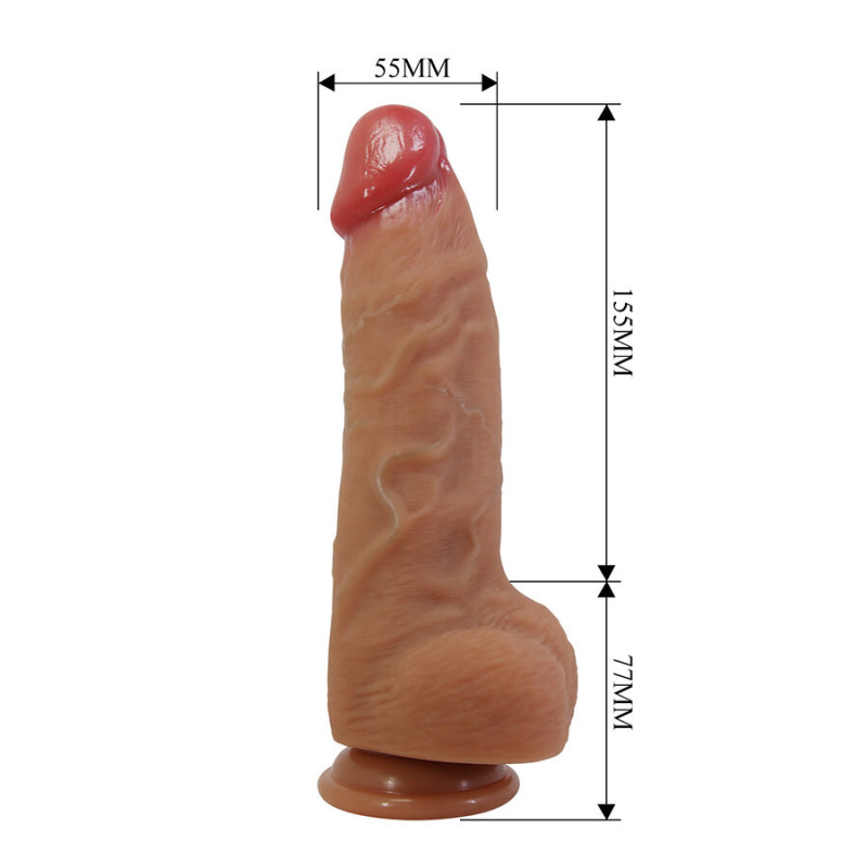 Pretty love - najm realistic dildo with suction cup 23.2 cm -Ø- 5.5 cm 6