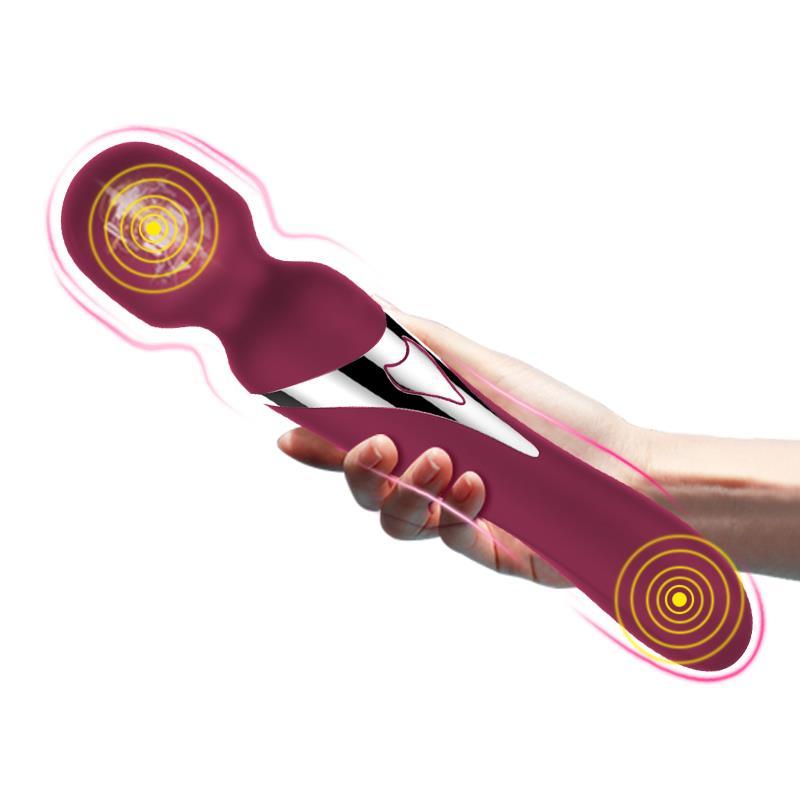 Boss Series Silicone Dual Massage Pulsator Pink - Masážna Hlavica A Pulzátor