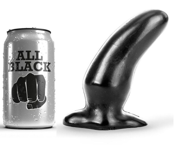 All black - anal plug 13 cm