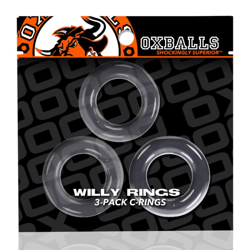 Oxballs - Willy Rings 3-Pack Cockrings Clear