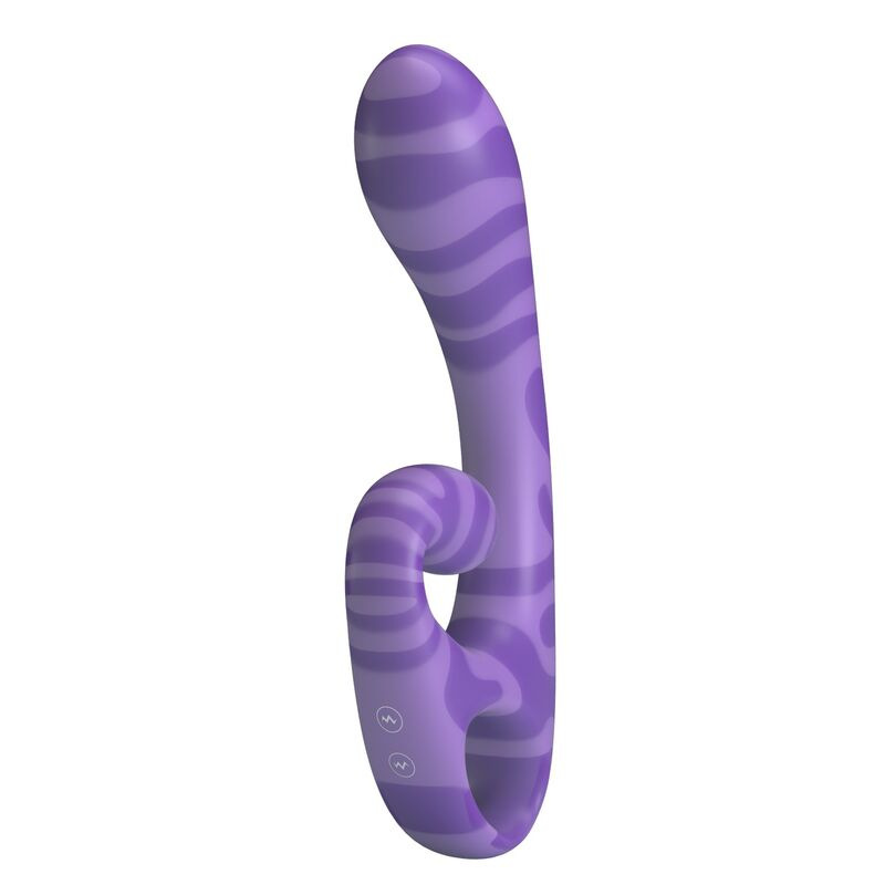Pretty love - summer double-ended vibrator with handle 19 cm Ø 3.5 cm purple 6