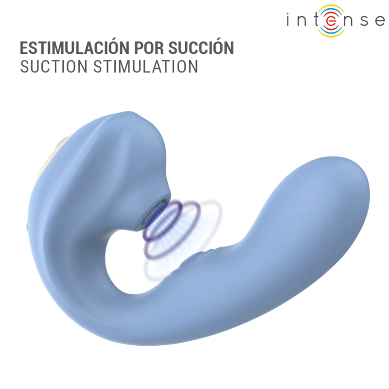 Intense - gina multifunction clitoral stimulator blue 2