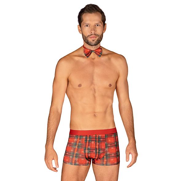 Obsessive - Mr. Merrilo Boxer & Bowtie Christmas Edition Multi S/M