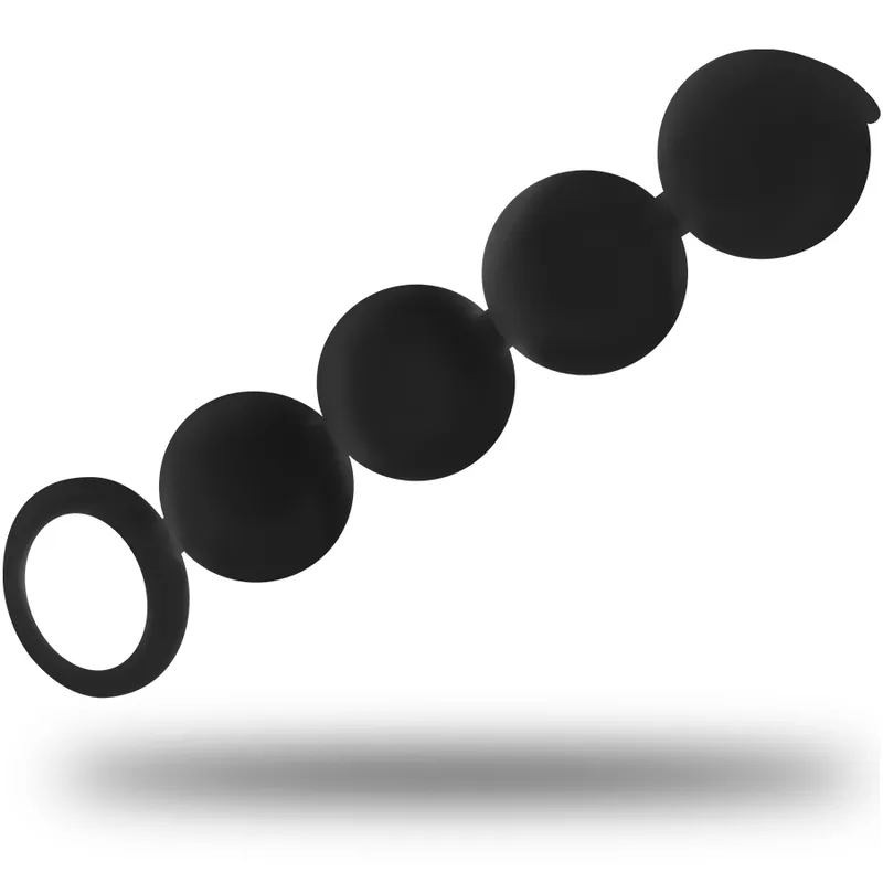 Black&Silver - Lennon Silicone Anal Beads 15 Cm - Análne Guličky 1