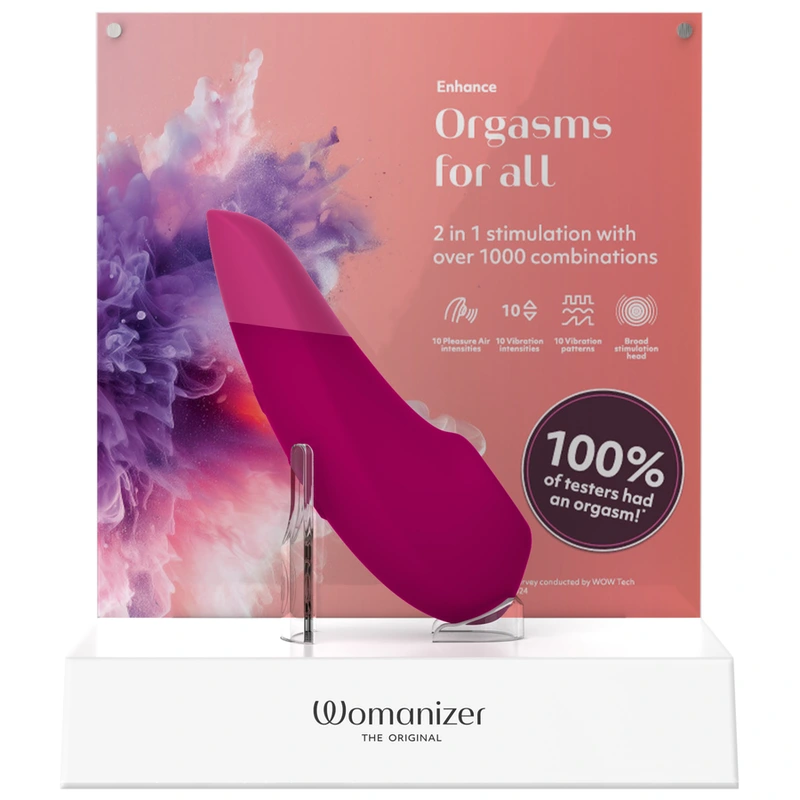 Womanizer - enhance clitorial stimulator vibrant pink 6