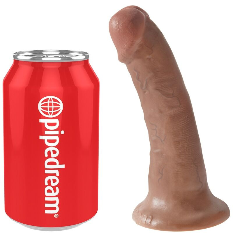 King cock - realistic penis 15 cm caramel 4