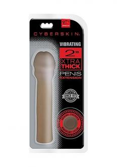 Topco Cyberskin Xtra Thick Extension Vibrating + 5.8cm