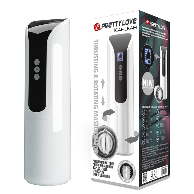 Pretty love - kahleah masturbator with push and rotating