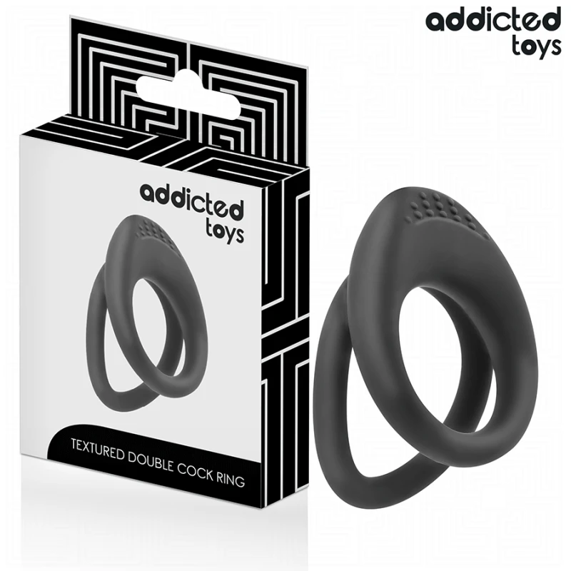 Addicted toys - double textured penis ring