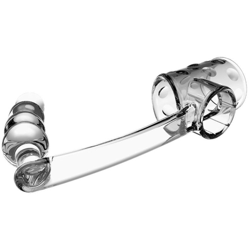 Pretty love - penis sleeve with anal plug transparent 2