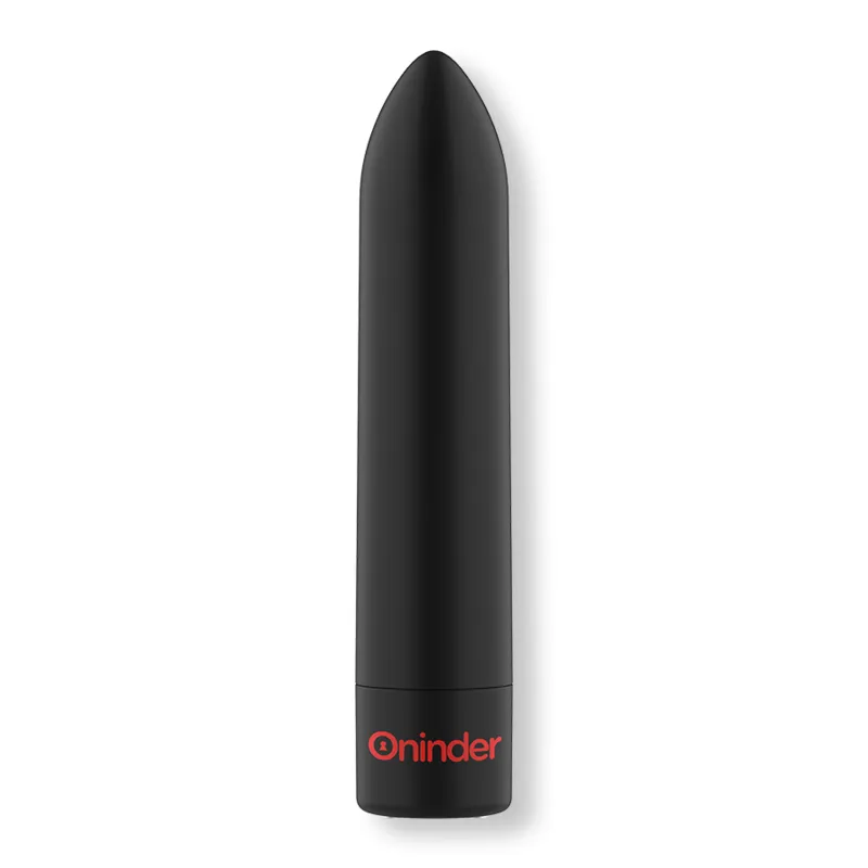 Oninder - Berlin Bullet Vibrator Black 9 Modes 8.5 X 2 Cm - Free App