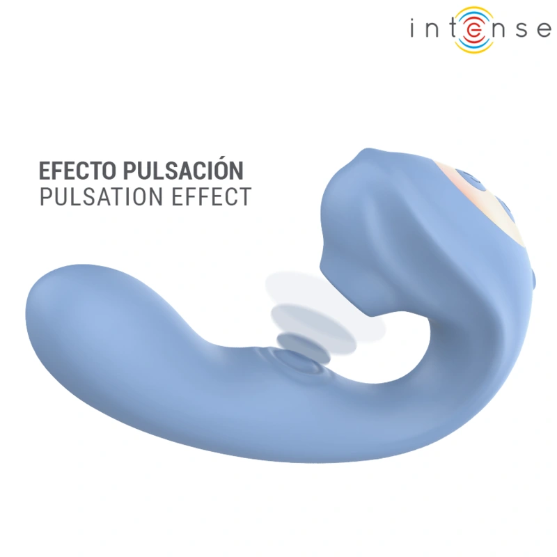 Intense - gina multifunction clitoral stimulator blue 3