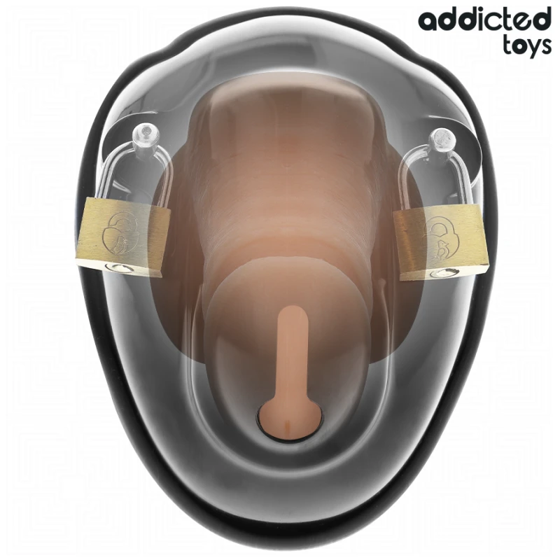 Addicted toys locked - keyless restraint penis cage 11.5 cm 2