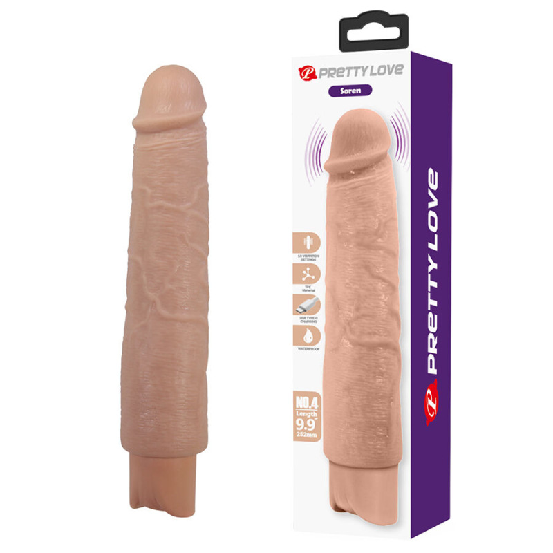 Pretty love - soren flexible realistic vibrator 9