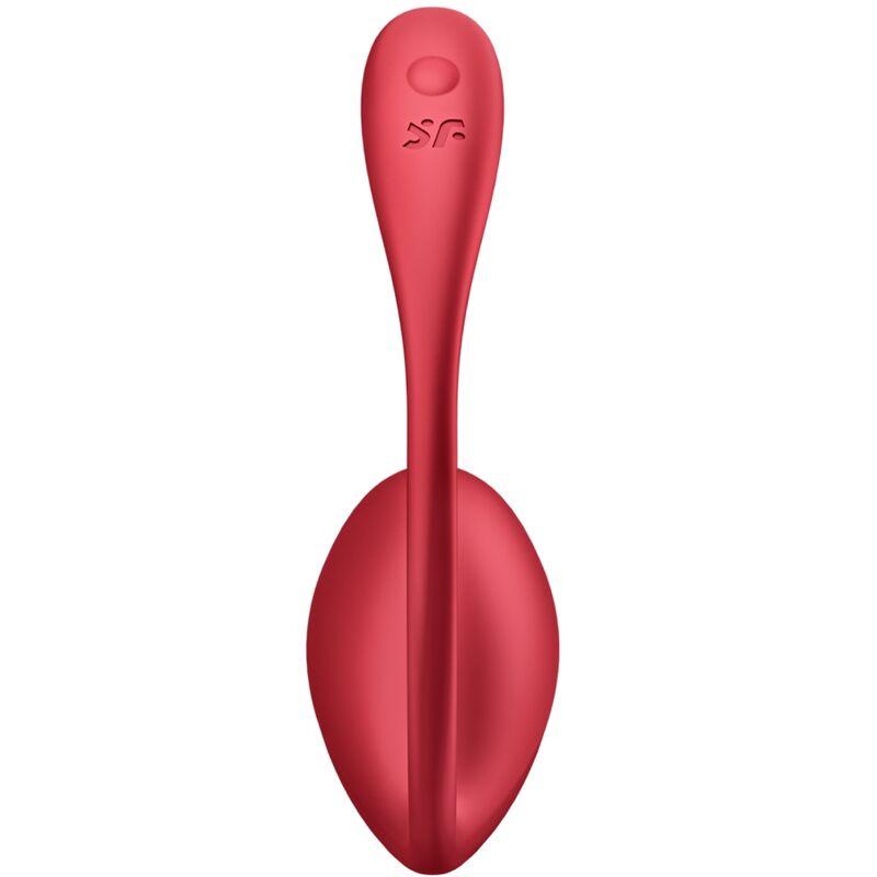 Satisfyer - Shiny Petal G Point Remote Control Stimulator Red Free App 4