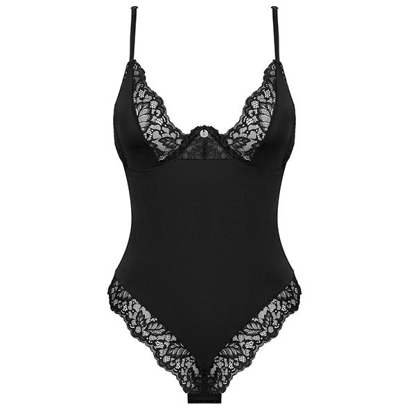 Obsessive - Bellastia Teddy With Underwire Cups Black Xs/S 11