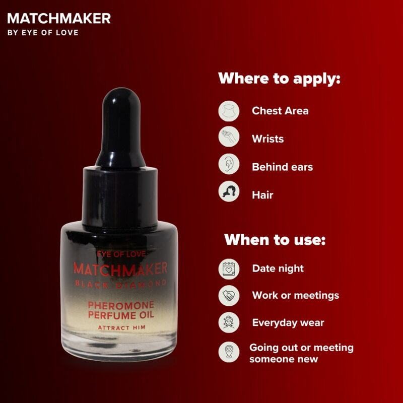 Eye of love - matchmaker black diamond pheromone perfume oil 20 ml 4