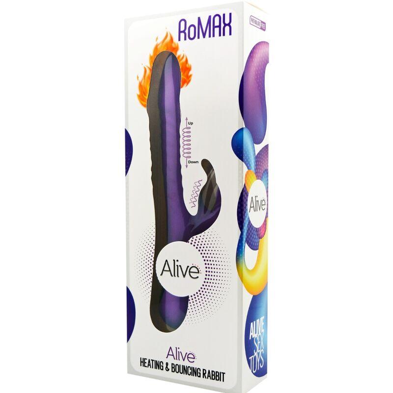 Alive - Romax Vibrator Rabbit Silicone Violet