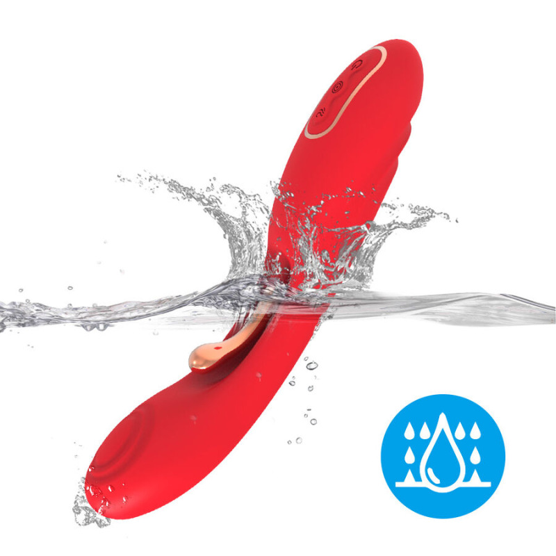 Armony - vibrator with oscillating tongue red 4