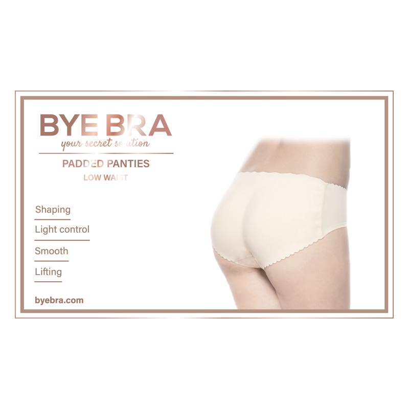 Bye Bra - Padded Panties Low Waist Beige S