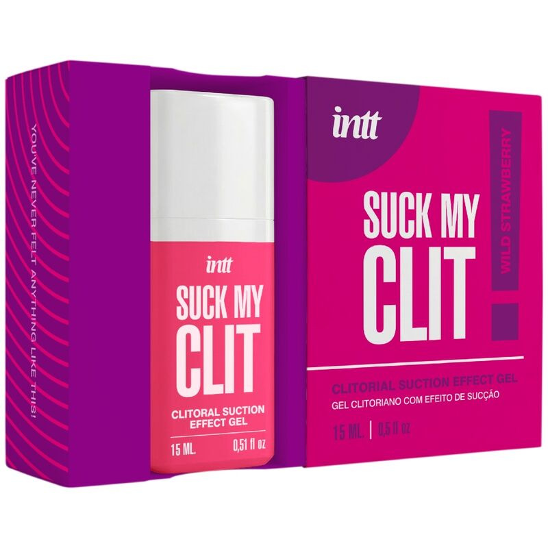 Intt - suck my clit suction effect gel wild strawberry 15 ml 2
