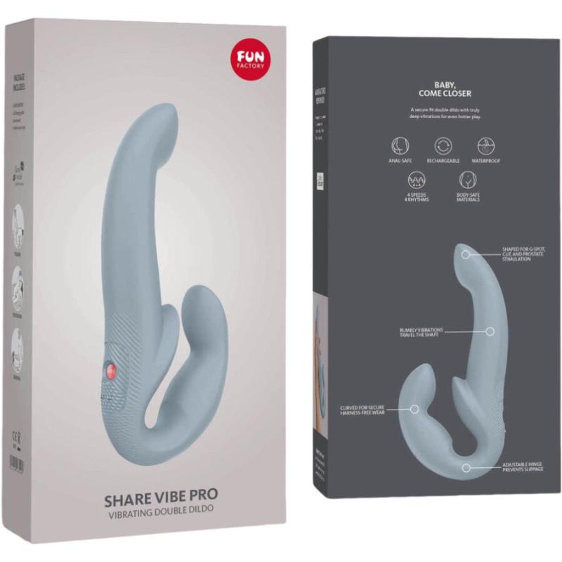 Fun Factory - Share Vibe Pro Double Vibrator Grey 2