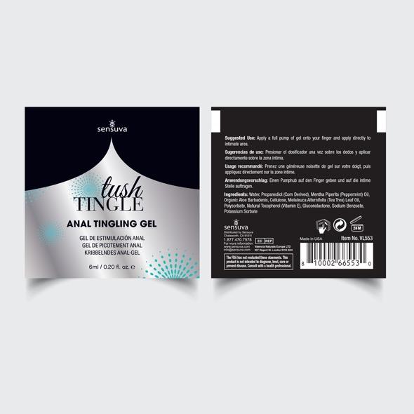 SENSUVA - Tush Tingle Anal Stimulation Gel Single-Use Packet 6 ml 3