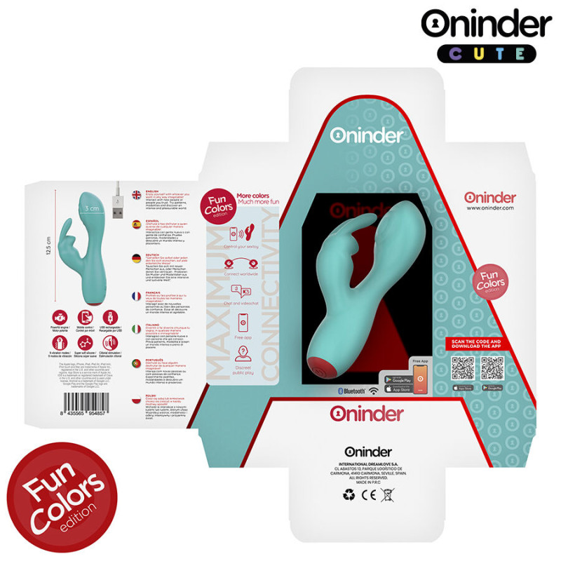 Oninder cute - love bunny g-spot clitoral vibrator - free worldwide app 6