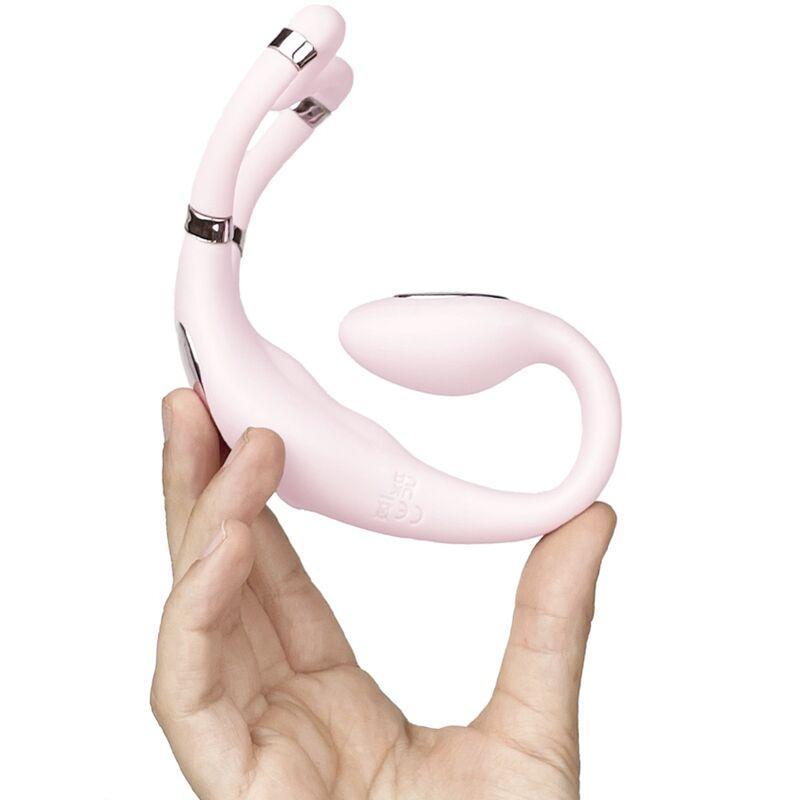 Adrien lastic - venus double clitoris & g-spot stimulator free app pink