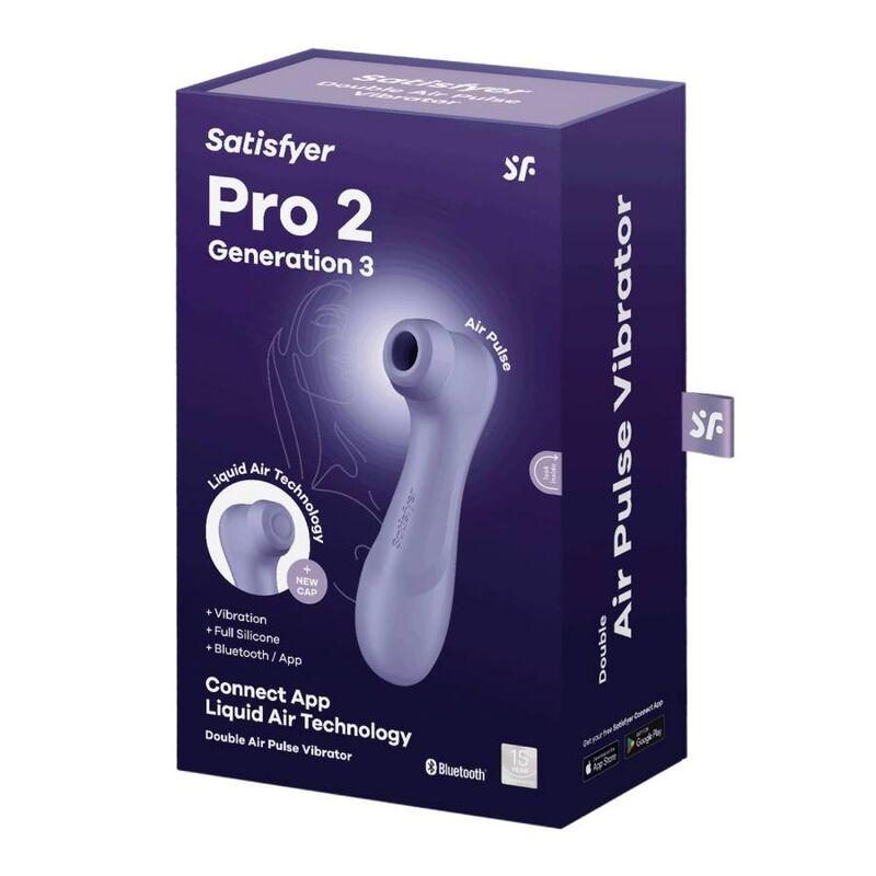 Satisfyer Pro 2 Generation 3 Lilac Bluetooth & App - Stimulátor Klitorisu
