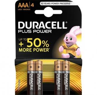 Duracell Plus Power Battery Aaa Lr03 4 Units