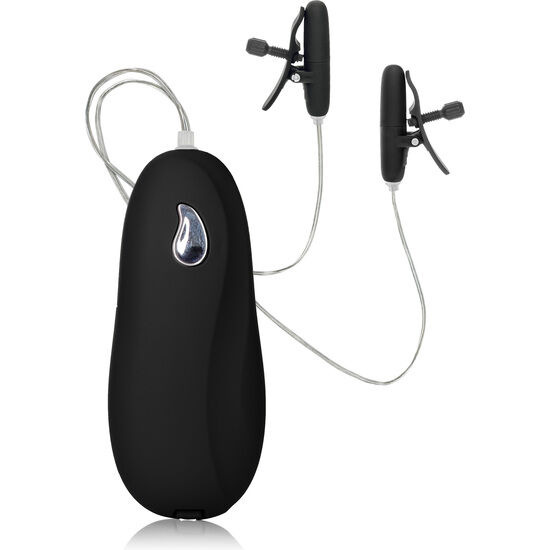 Calexotics - vibr heated nipple teasers black