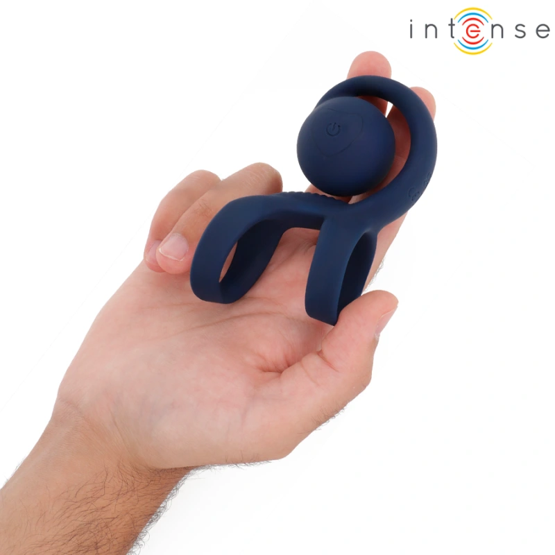 Intense - tyson cock ring with vibrating ball Ø 3.2 cm 1