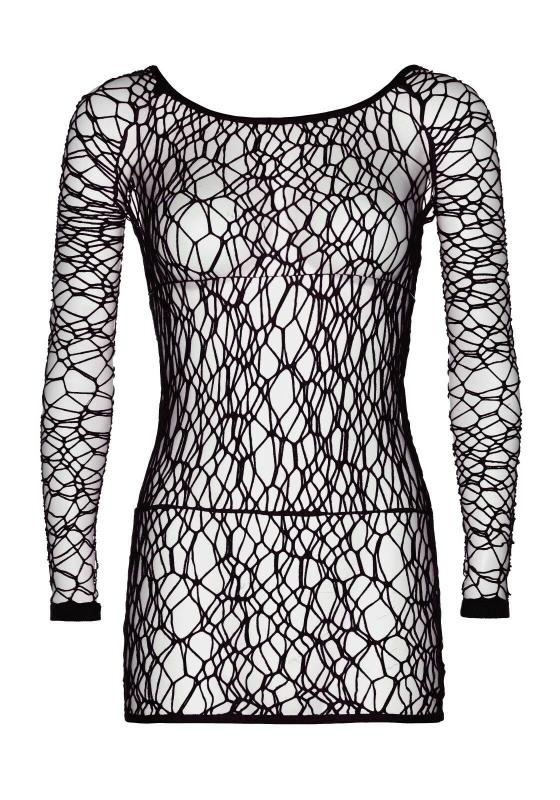 Leg Avenue Net Minidress Plus Size Black