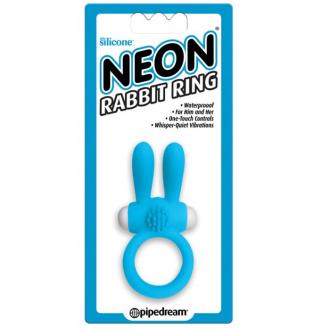 Neon Rabbit Ring - Blue