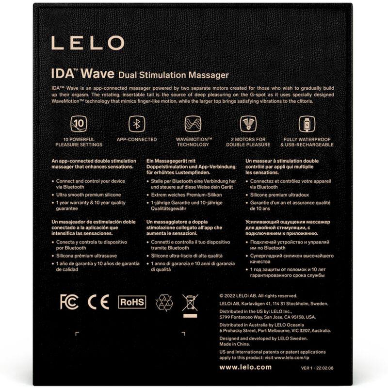 Lelo Ida Wave Couples Massager Coral Red