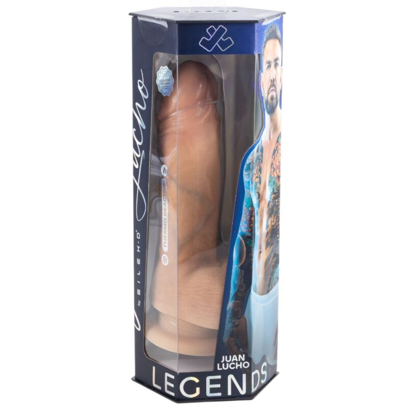Silexd - juan lucho legends super realistic penis thermo reactive premium silexpan 23.3 cm 9