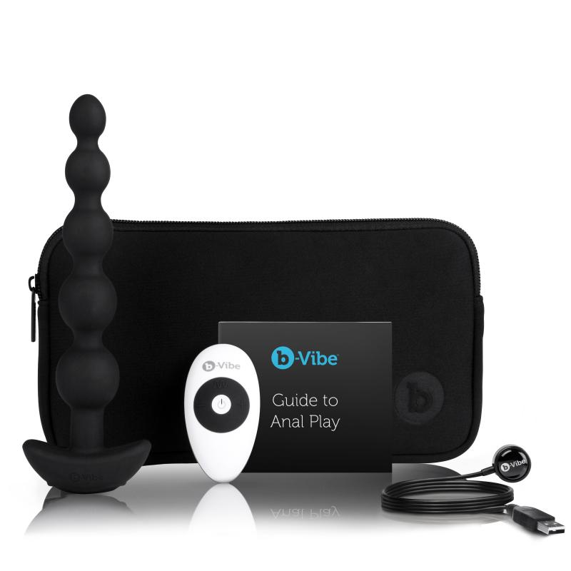 B-Vibe - Cinco Anal Beads Black 4