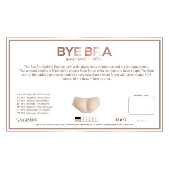 Bye Bra - Padded Panties Low Waist Beige S